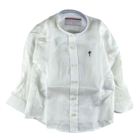 paciotti - CAMICIA IN LINO M/L