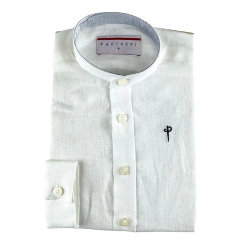 paciotti - CAMICIA IN LINO M/L